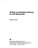 Cover of: Writing localizable software for the Macintosh