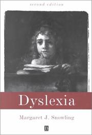 Cover of: Dyslexia by Margaret Snowling