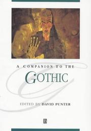 Cover of: A Companion to the Gothic by edited by David Punter.