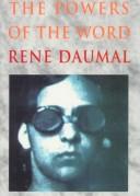 The powers of the word by René Daumal
