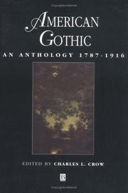 Cover of: American Gothic: An Anthology 1787-1916 (Blackwell Anthologies)