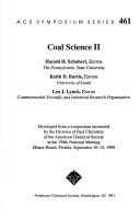 Coal science II by Harold H. Schobert, Keith D. Bartle