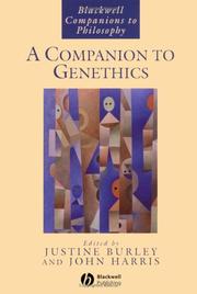 Cover of: A Companion to Genethics (Blackwell Companions to Philosophy)