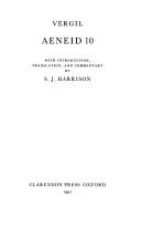 Cover of: Vergil, Aeneid 10 by S. J. Harrison