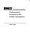 Cover of: Performance evaluation for public enterprises