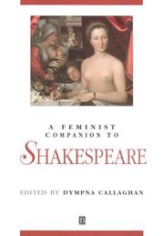 Cover of: A feminist companion to Shakespeare by edited by Dympna Callaghan.