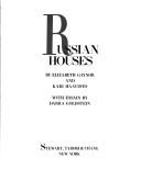 Cover of: Russian houses