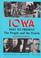 Cover of: Iowa past to present