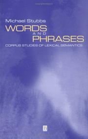 Words and Phrases by Michael Stubbs