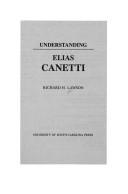 Cover of: Understanding Elias Canetti