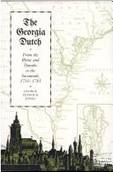 Cover of: The Georgia Dutch | George Fenwick Jones