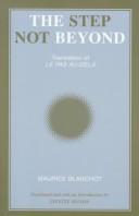 Cover of: The step not beyond