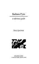 Cover of: Barbara Pym: a reference guide