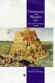 Cover of: Christianity and Plurality by Richard J. Plantinga, Richard J. Plantinga