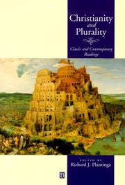 Cover of: Christianity and Plurality: Classic and Contemporary Readings (Blackwell Readings in Modern Theology)