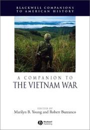 Cover of: A Companion to the Vietnam War (Blackwell Companions to American History) by 