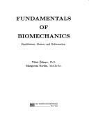 Cover of: Fundamentals of biomechanics | Nihat OМ€zkaya