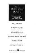 Cover of: Six American poets by edited by Joel Conarroe.