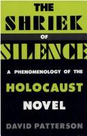 Cover of: The shriek of silence by Patterson, David