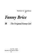 Cover of: Fanny Brice: the original funny girl