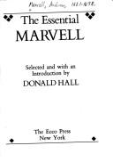 Cover of: The essential Marvell