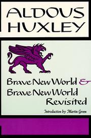 Cover of: Brave New World & Brave New World Revisited by Aldous Huxley