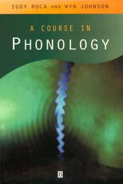 Cover of: A course in phonology