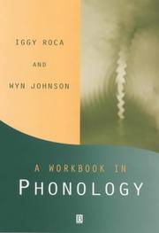 Cover of: A workbook in phonology