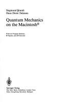 Quantum mechanics on the Macintosh by Siegmund Brandt