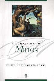 Cover of: A companion to Milton by edited by Thomas N. Corns.