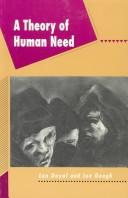 Cover of: A theory of human need