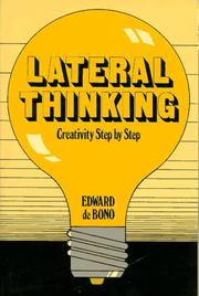 Cover of: Lateral Thinking by Edward de Bono