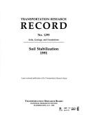 Cover of: Soil stabilization, 1991.