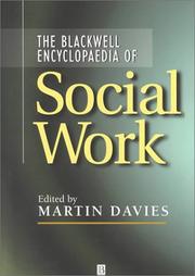 Cover of: The Blackwell Encyclopaedia of Social Work