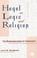 Cover of: Hegel on logic and religion