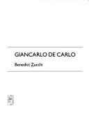 Cover of: Giancarlo De Carlo