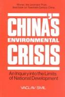 Cover of: China's environmental crisis by Vaclav Smil