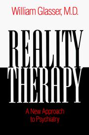 Cover of: Reality Therapy by William Glasser