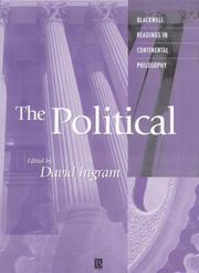 Cover of: The Political (Blackwell Readings in Continental Philosophy) by David Ingram