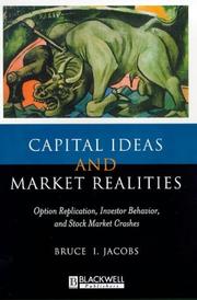 Cover of: Capital Ideas and Market Realities by Bruce I. Jacobs, Harry Max Markowitz