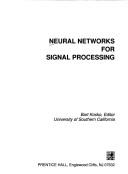 Cover of: Neural networks for signal processing | 
