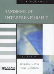 Cover of: Handbook of Entrepreneurship