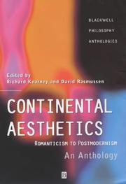 Cover of: Continental Aesthetics: Romanticism to Postmodernism: An Anthology (Blackwell Philosophy Anthologies)