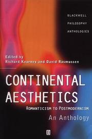 Cover of: Continental Aesthetics: Romanticism to Postmodernism by David M. Rasmussen