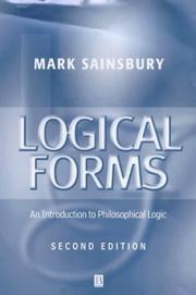 Cover of: Logical Forms: An Introduction to Philosophical Logic