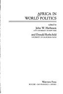 Cover of: Africa in world politics
