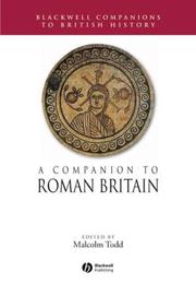 Cover of: A companion to Roman Britain by edited by Malcolm Todd.