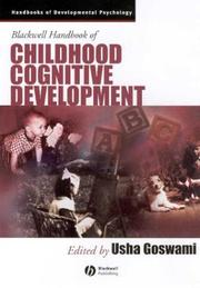 Cover of: Blackwell Handbook of Childhood Cognitive Development (Blackwell Handbooks of Developmental Psychology)