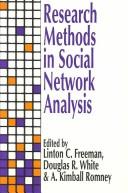 Cover of: Research methods in social network analysis | 