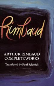 Cover of: Arthur Rimbaud | Paul Schmidt
